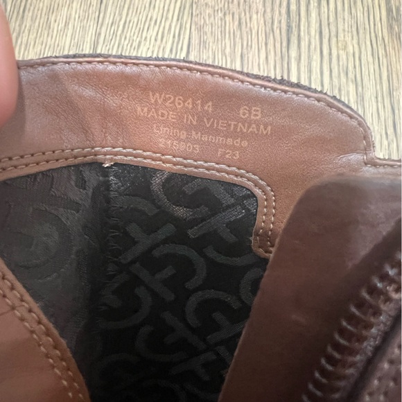 NWT Cole Haan Leather Waterbroof River Chelsea Bootie- Brown Size 6 - Picture 11 of 12